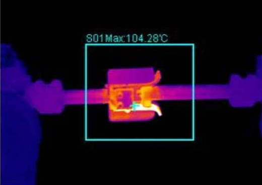   刀閘、開關類設備工作狀況評估：
接觸不良導致的溫度異常